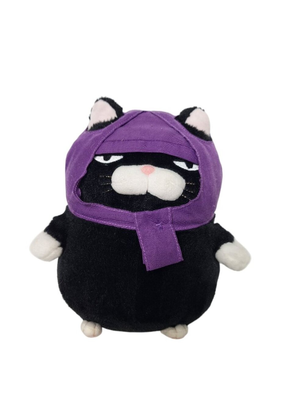 Amuse Higemaneko Hige Manjyu Black Cat Ninja Plush Stuffed Animal Toy 8"
